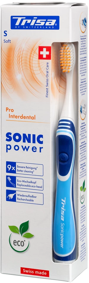 SonicPower Akku Pro Interdental Soft blau